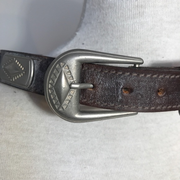 Western Leather Concho Belt - Picture 10 of 11